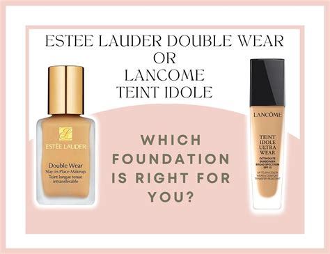 Estee Lauder Double Wear or Lancome Teint Idole .